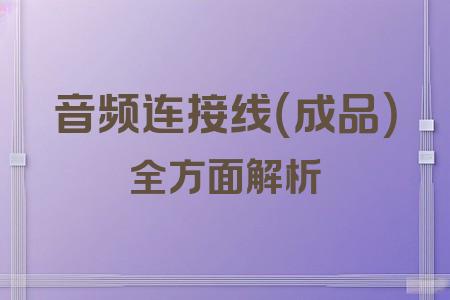 音頻連接線（成品）全面解析