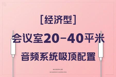 適合20-40平米會議室的吸頂音響系統(tǒng)：經(jīng)濟(jì)型配置推薦
