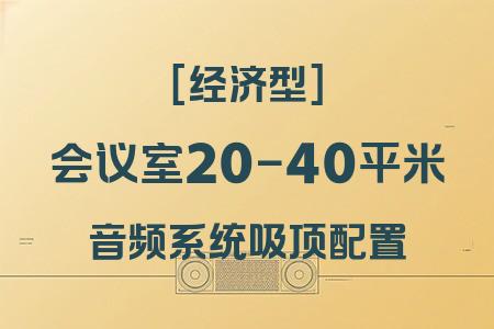 20-40平米會議室經(jīng)濟型吸頂音響解決方案：專業(yè)配置，高性價比之選