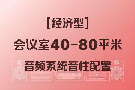預(yù)算15665元？40-80平米會(huì)議室[音柱配置]經(jīng)濟(jì)型音響系統(tǒng)方案