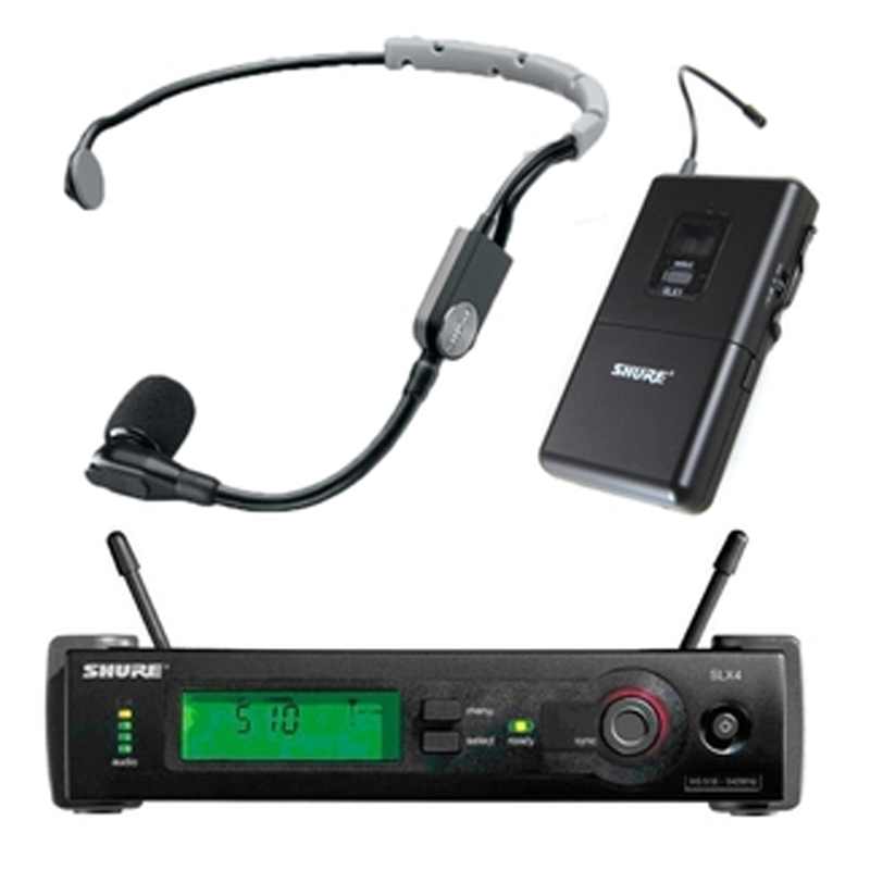 美国SHURE/舒尔 SLX14/SM35 无线头戴话筒 一托一无线头戴话筒 舞台头戴话筒产品图片