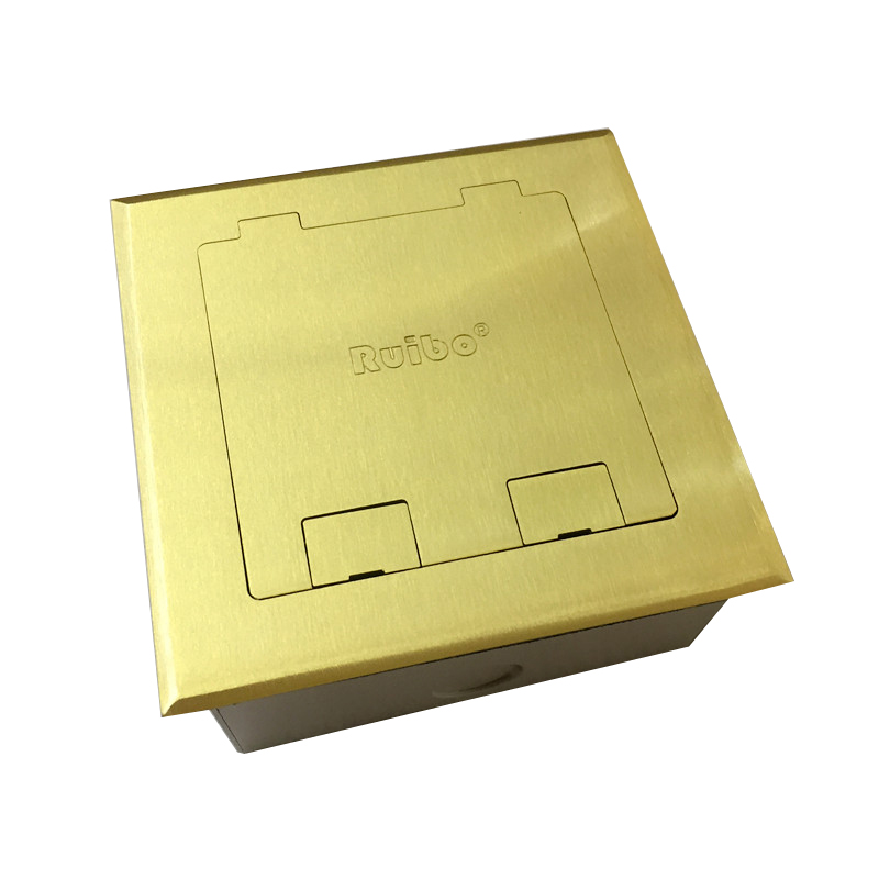 RUIBO/瑞博 146舞臺(tái)地插盒 開(kāi)戶式舞臺(tái)地插盒 4位模塊產(chǎn)品圖