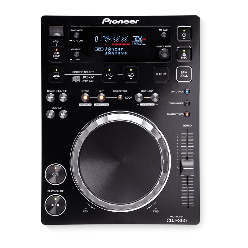 Pioneer/先锋 CDJ-350 DJ播放器 DJ打碟机 CD播放器产品图