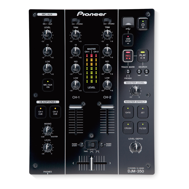 Pioneer/先锋 DJM-350 DJ混音器 DJ混音台 2路输出产品图片