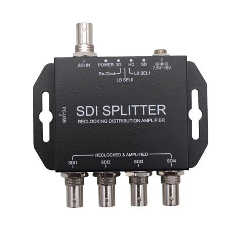 SDI Splitter SDI分配器 SDI一分四 一进四出SDI多路转换器产品图