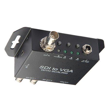 SDI转VGA 高清转换器 数字视频会议监控手术屏幕拼接测试调分辨率高清转换盒产品图