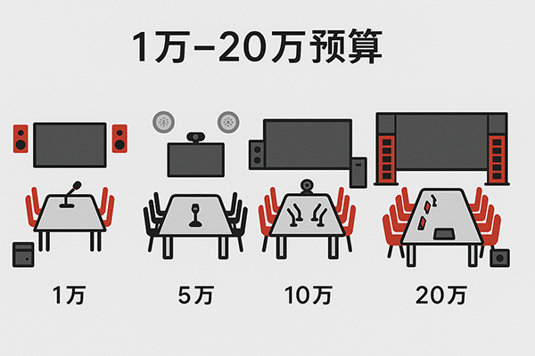 企業會議室音視頻系統升級預算參考:從1萬到20萬怎么花?封面
