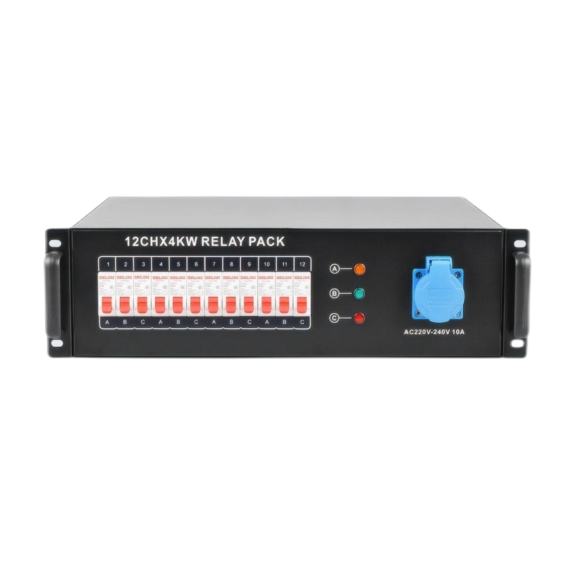 12路直通電源箱 3插32A  ZLX-DS12產品圖
