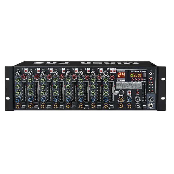 美音聲光 MM-SR808 9路模擬調(diào)音臺(tái)｜7Mic+2Line｜24DSP效果產(chǎn)品圖片