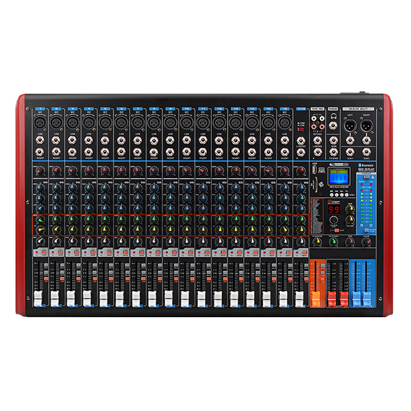 美音聲光 SH-6016 十六路多功能模擬調音臺 內置藍牙/99種數字效果/雙編組輸出產品圖片