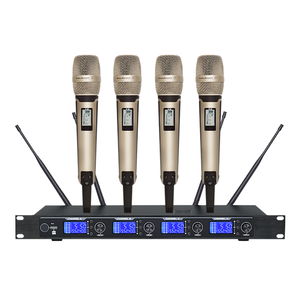 美音聲光 SH8000 一拖四 9000手持無線話筒系統 高端演出會議擴聲產品圖片