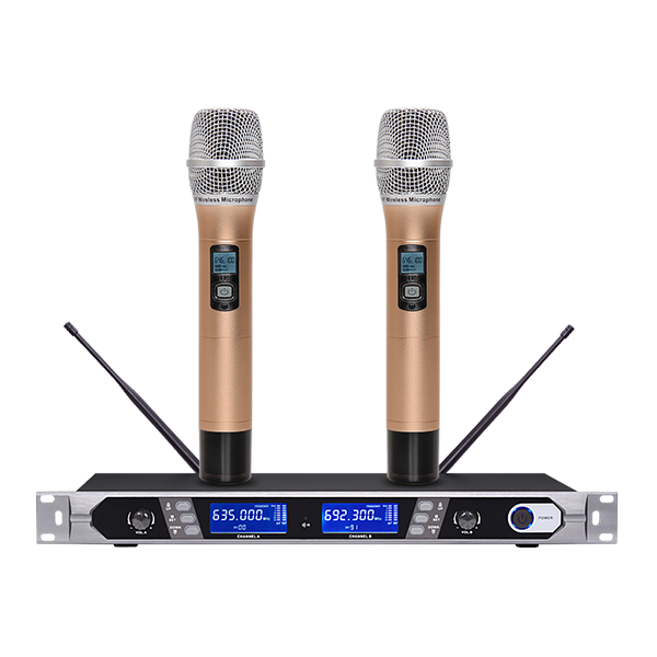 美音聲光 KT68 系列無線手持話筒（香檳金/磨砂黑/玫瑰金）產(chǎn)品圖