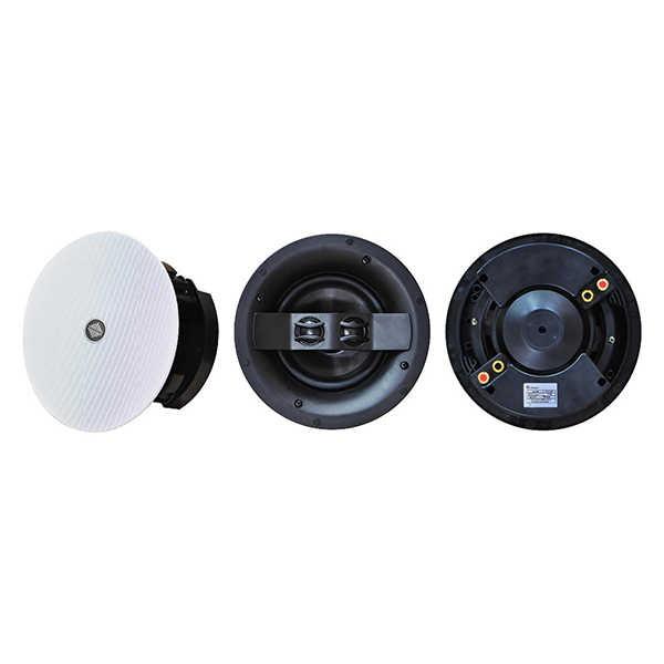 美音聲光 MA-C125F 6.5寸定向吸頂音箱（定阻80W，35°斜面，橡膠邊低音+25芯蠶絲高音，無(wú)邊框網(wǎng)罩）產(chǎn)品圖片