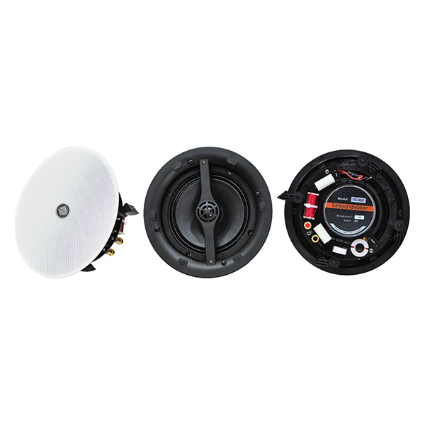 美音聲光 MA-C302F 6.5寸定阻吸頂音箱（80W，35°定向，布邊低音+25芯蠶絲高音，無邊框網(wǎng)罩）產(chǎn)品圖片