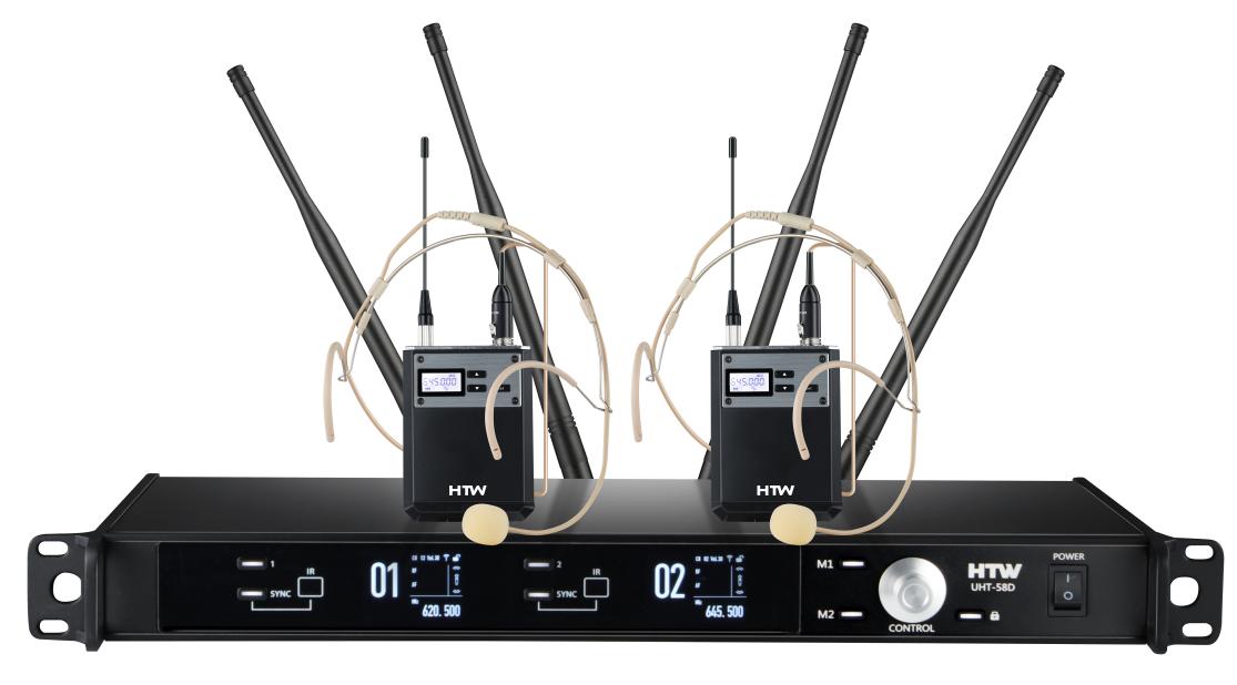 一拖二頭戴話筒 產品圖