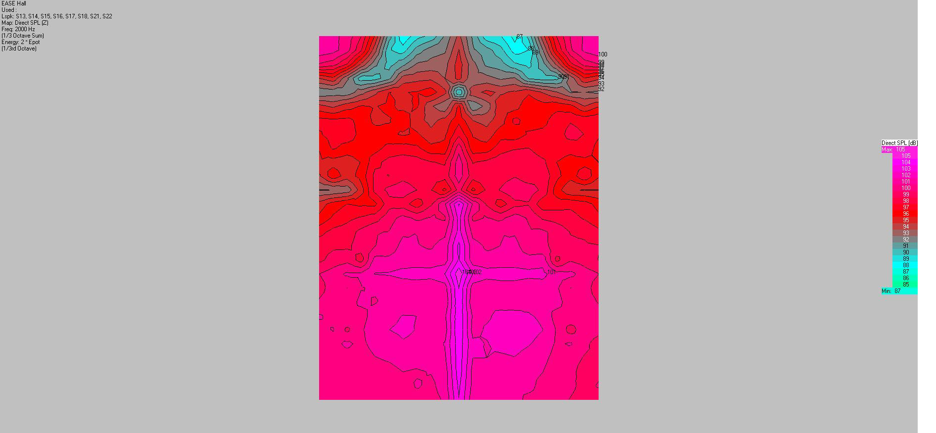 音響布局及聲場(chǎng)模擬圖21