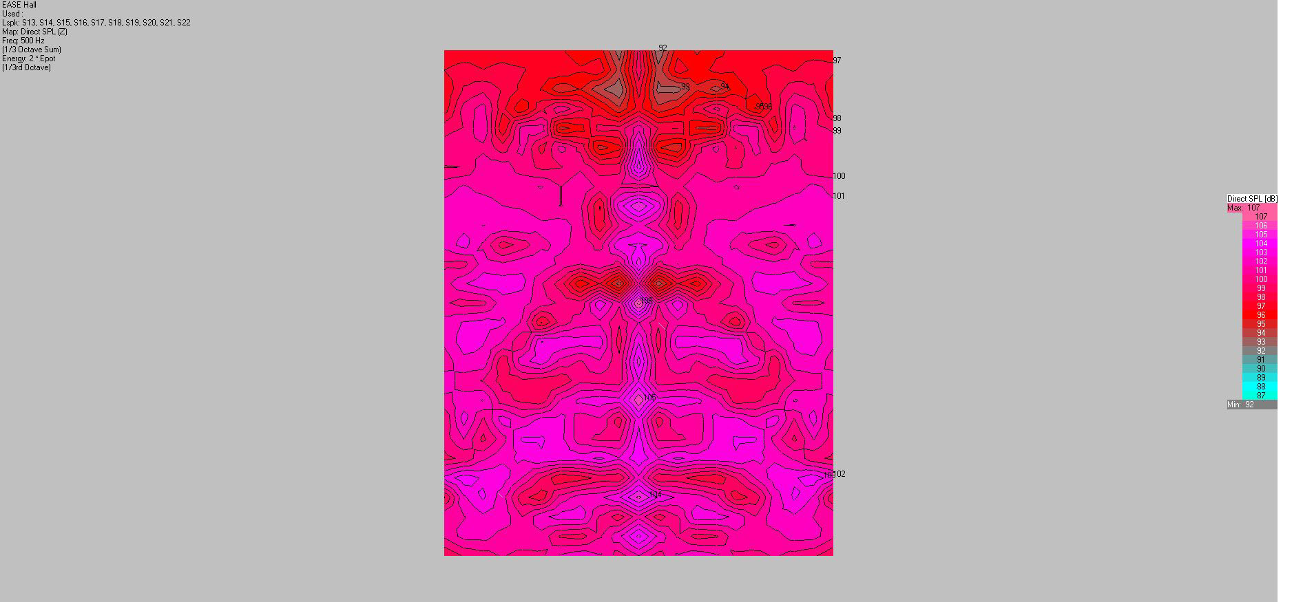 音響布局及聲場模擬圖15