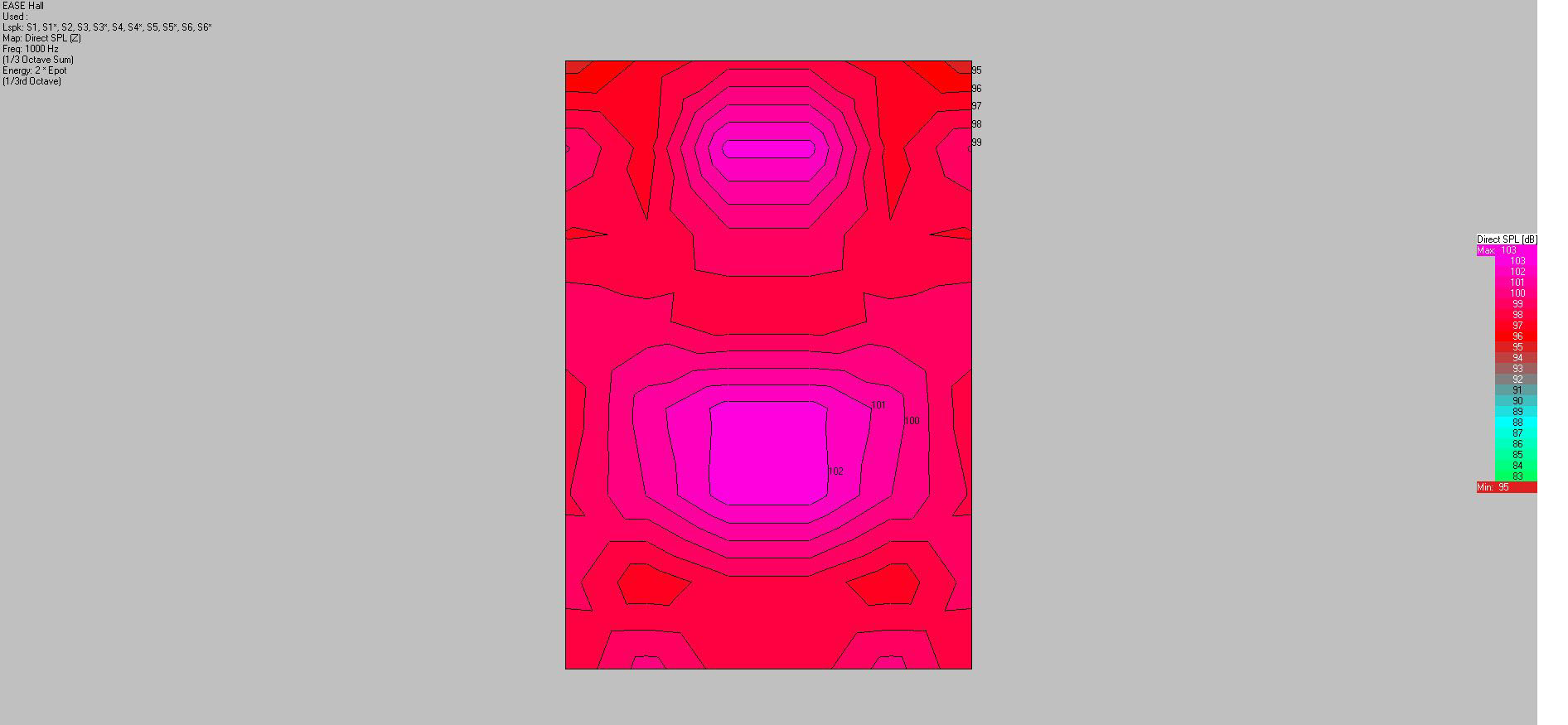 音響布局及聲場(chǎng)模擬圖18