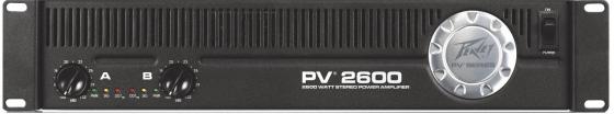 产品名称美国PEAVEY PV® 系列 PV® 2600专业级功放 具有保护功能 适用于高级演出和固定场合产品详情PV® 2600 产品参数图