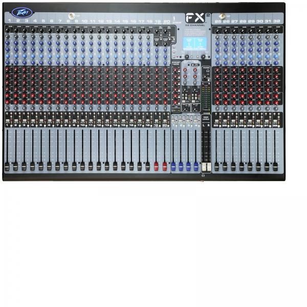 产品名称美国PEAVEY FX™2 系列 FX™2 32双数字信号处理（DSP）调音台 适用于商演 会议 娱乐 租赁等场合产品详情FX™2 32产品参数图
