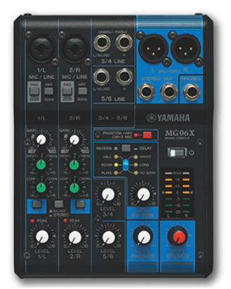 产品名称雅马哈MG06XU调音台 酒吧音响 会议音响 录音棚音响产品详情MG06XU产品参数图