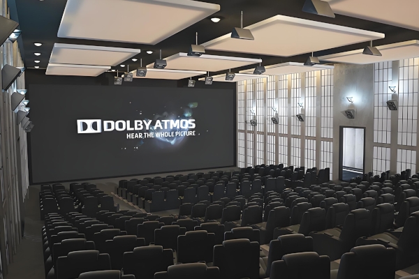 Dolby Atmos商業影院揚聲器布局示意