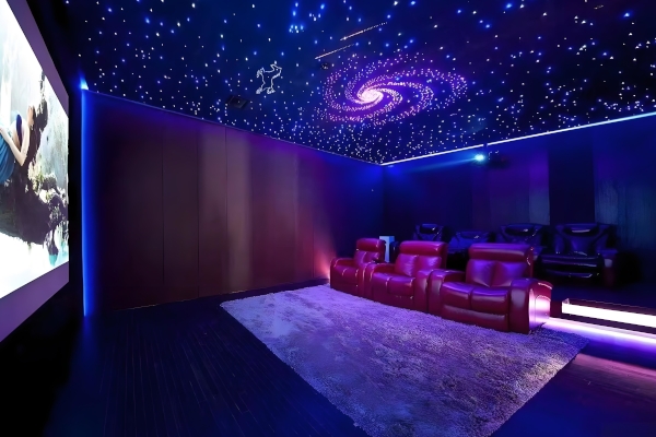 影音室灯光场景星光顶